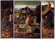 Hieronymus Bosch Hermit Saint oil painting artist